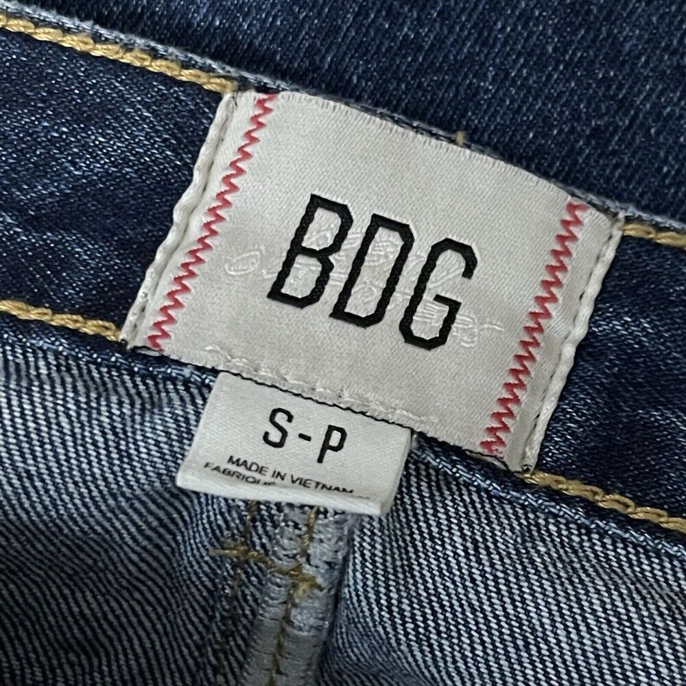 BDG Denim Skirt Size Small NEW Slit Raw Hem Jean Urban Outfitter Boho Casual - Picture 7 of 11